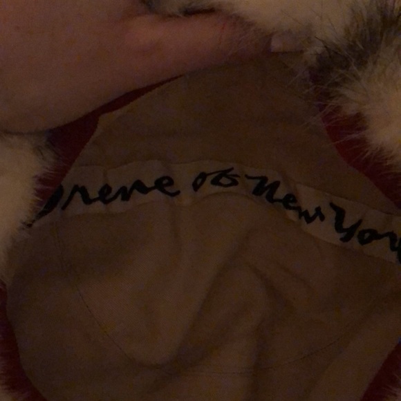 Vintage fur hat with black bow in back. - Picture 3 of 3